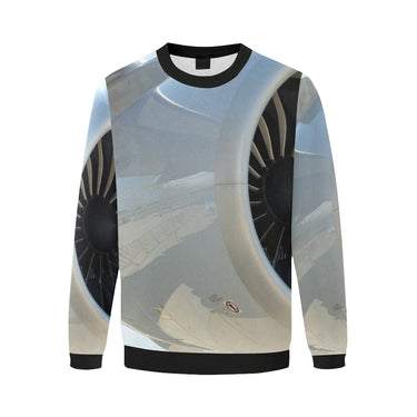 HOODIE - 81 Men's Oversized Fleece Crew Sweatshirt e-joyer